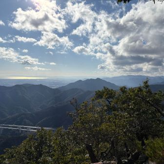 登山中、素晴らしい眺望は何回も。