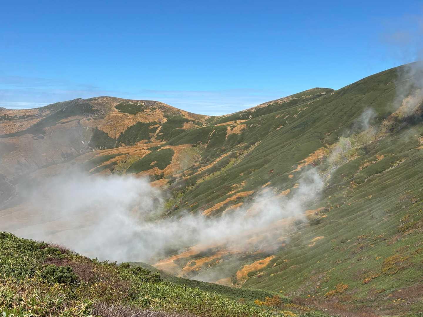 月山森から千畳ヶ原方面
