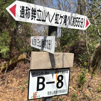 ジャンクションピークに到着。
ここから下山します。