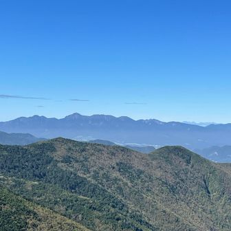 八ヶ岳連峰。