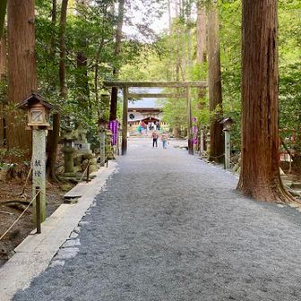お礼参りして、帰路に着く