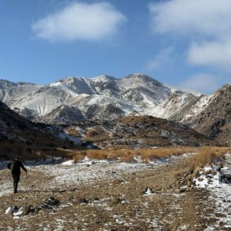 北千里から。ここを歩くたびに、神様に出会いそうな気がする。