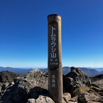 トムラウシ山山頂⛰️2141m
強風🌀