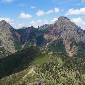 まだまだ遠い目的地
けど、着実に近づいてる！
旭岳～赤岳区間は初めて歩くの、ワクワク✨