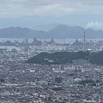 南展望台から見る風景
水島の工業地帯までクリアに遠望出来ました🏭️