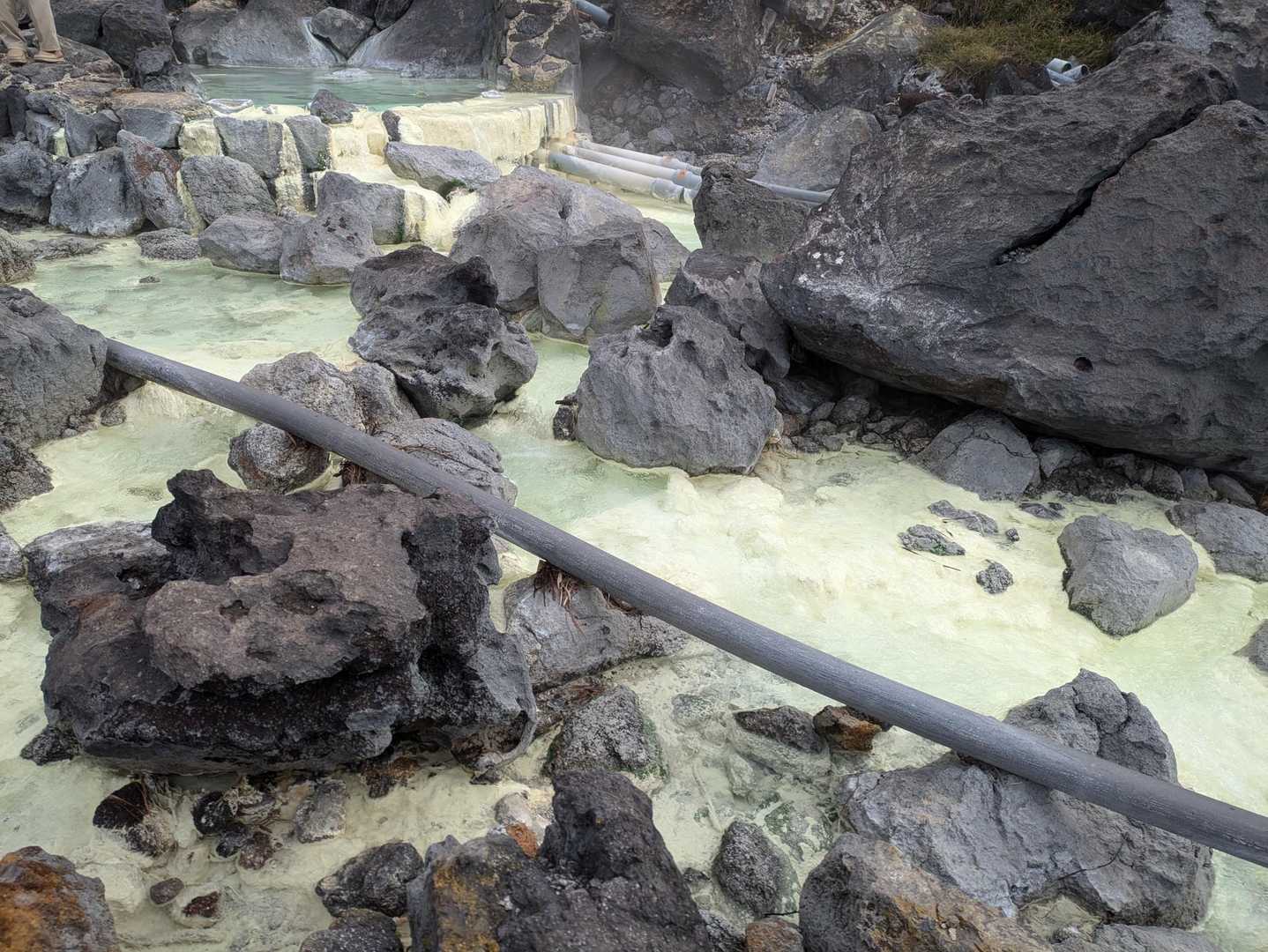 源泉♨️pH1.7の強酸性‼️