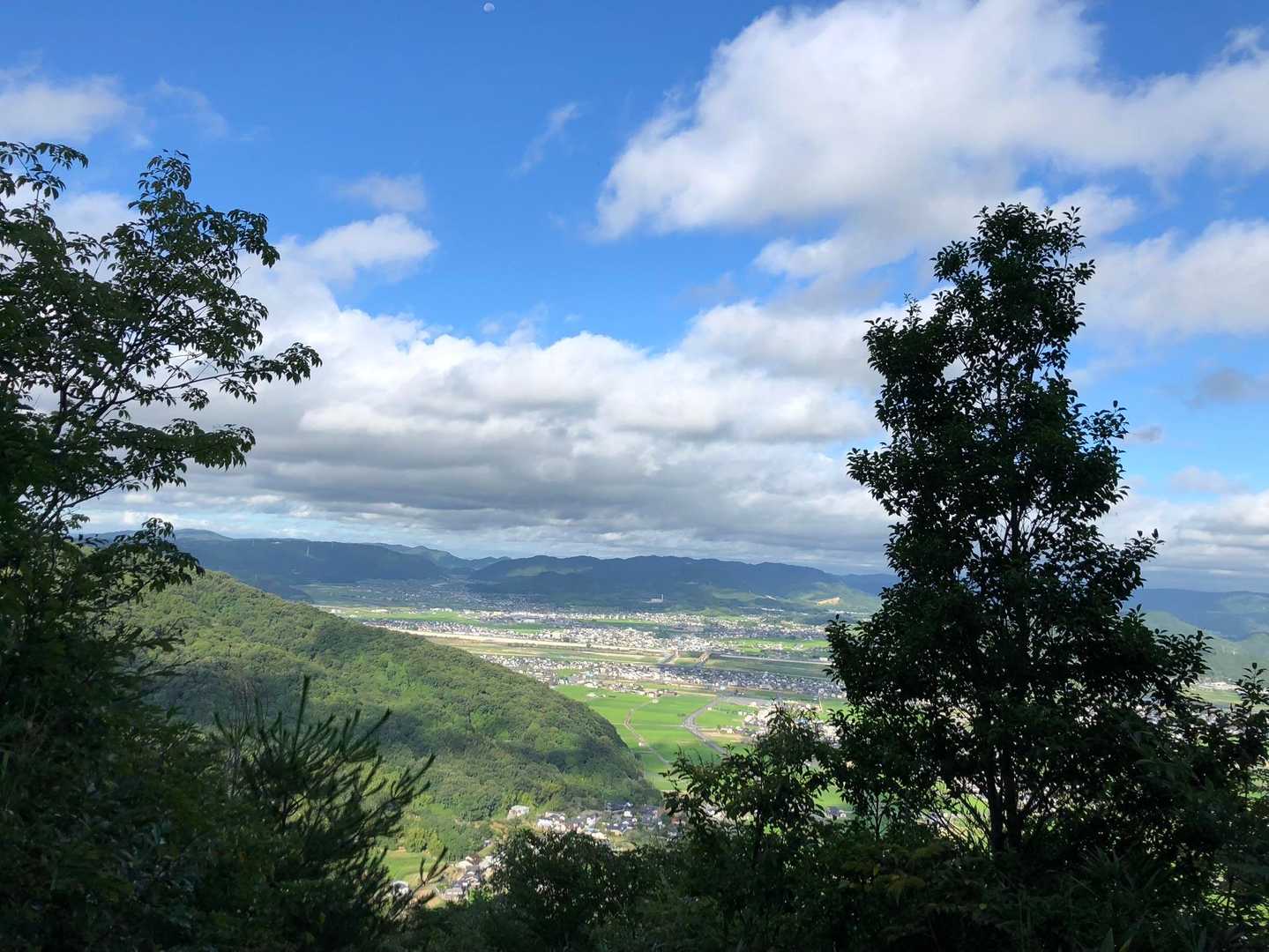 雲☁️が多いですが、いい景色です！