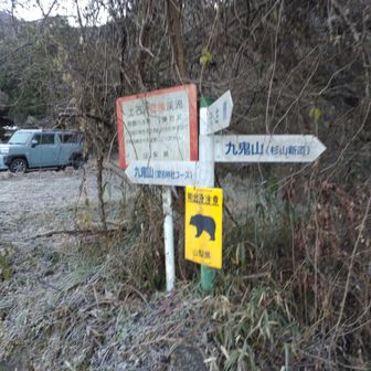 　今日のコースは九鬼山までは急登。その後はなだらかかなコースかと考えていましたが。甘くなかったです