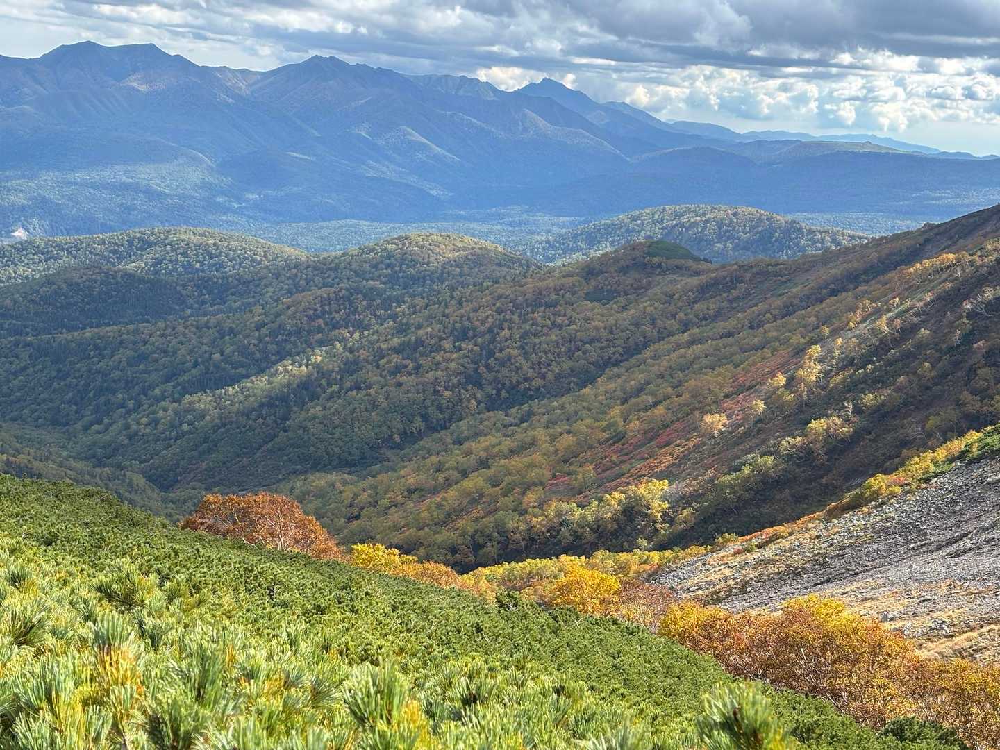 赤岳登山口-第一花園-赤岳-白雲岳-緑岳-小泉岳 往復コースの写真