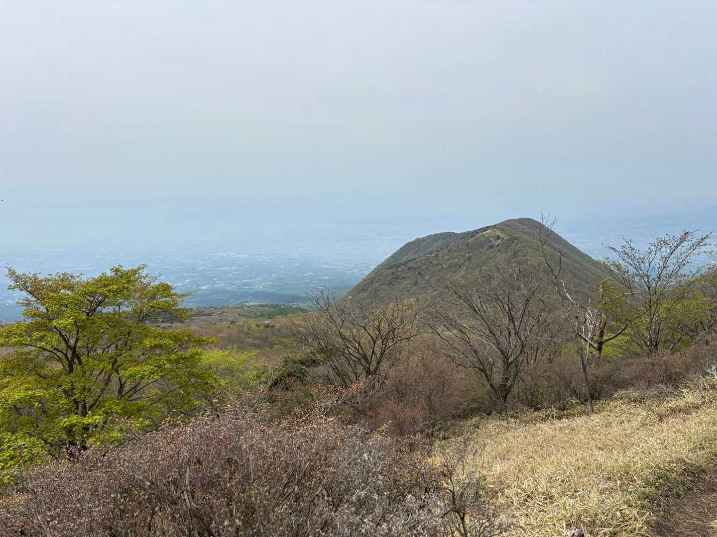 鍋割山が見えます。今日はおあずけ。
