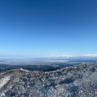 東峰の展望。こっち方面しか興味なくてすまん
