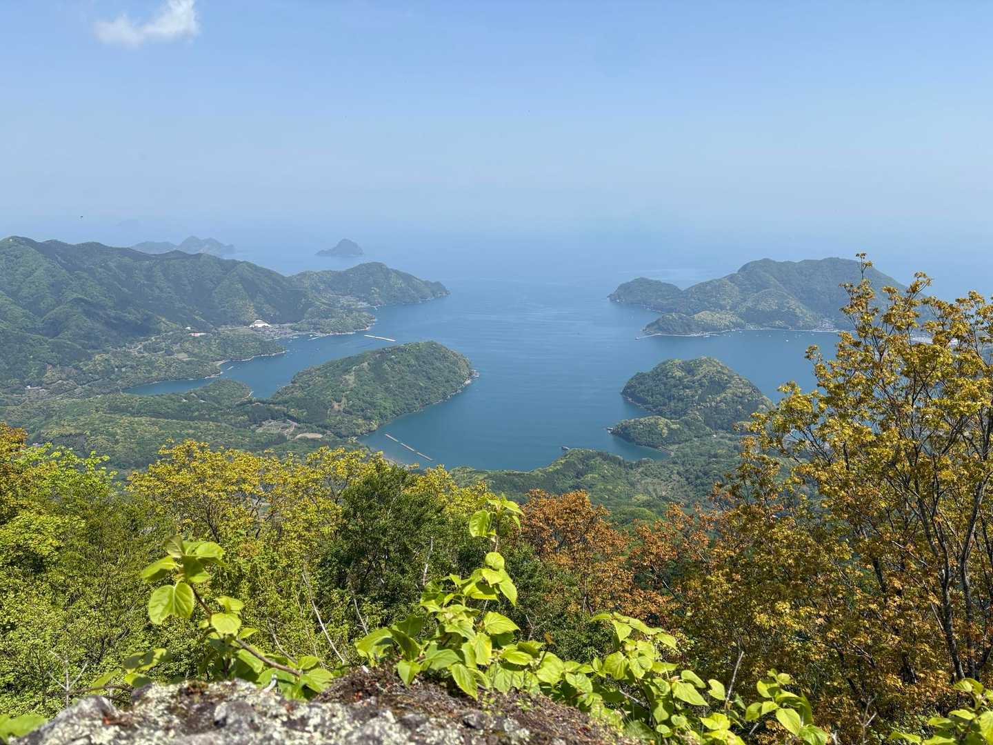 素晴らしい舞鶴湾の眺望