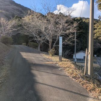 高通山公園に下りて、国道を歩いて伊浜へ。
