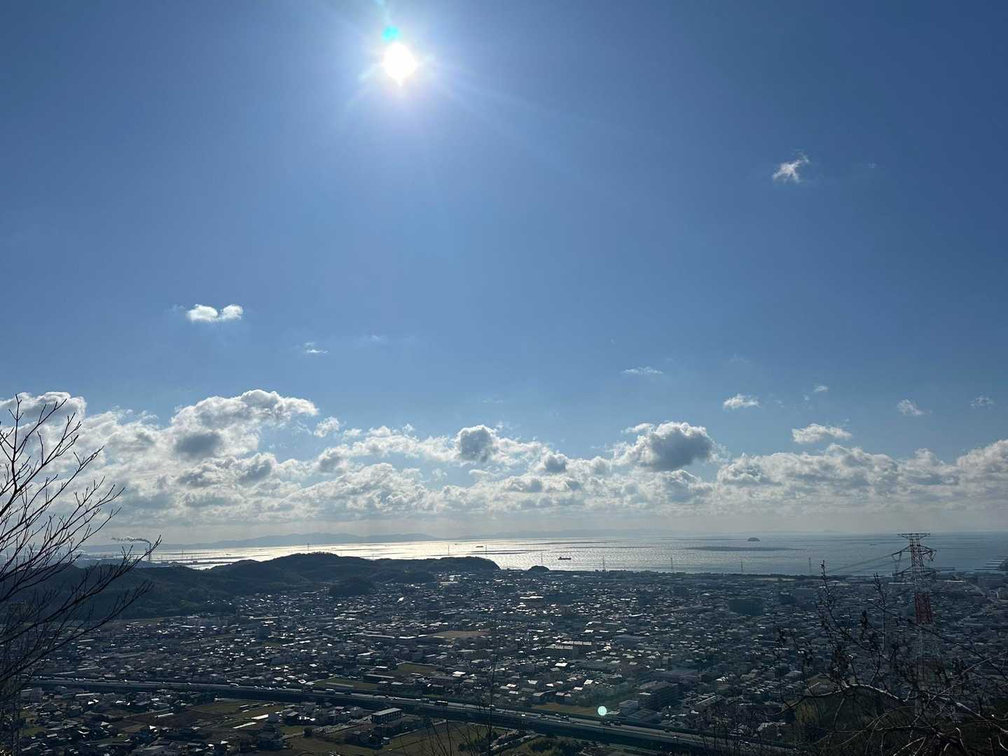 素敵な景色眺めて少し早いランチTime🍙
