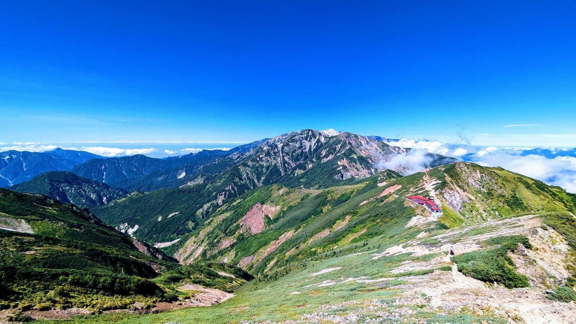 大黒岳-五竜岳 縦走コースの写真