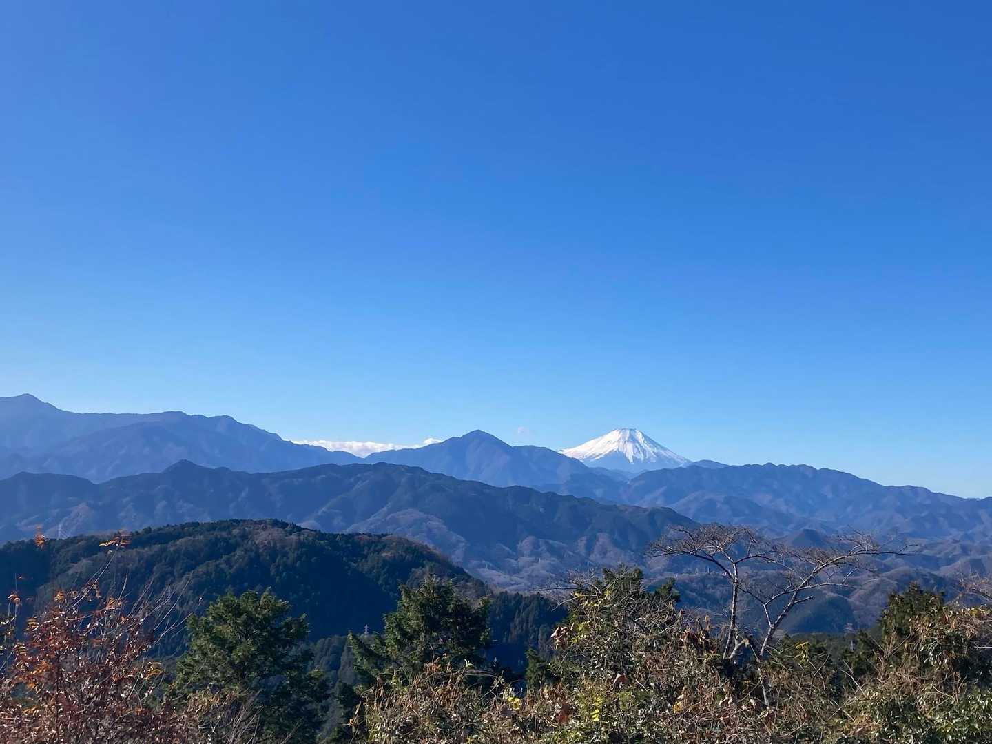 奥高尾縦走コース（陣馬山-堂所山-景信山-小仏峠-城山-高尾山）の写真