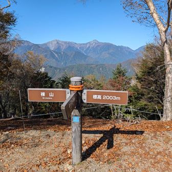 先に山頂あるのかと思いましたがこれが看板のようです。ぐるっと周回出来ます。