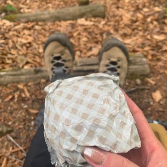 ここでランチのおにぎり🍙