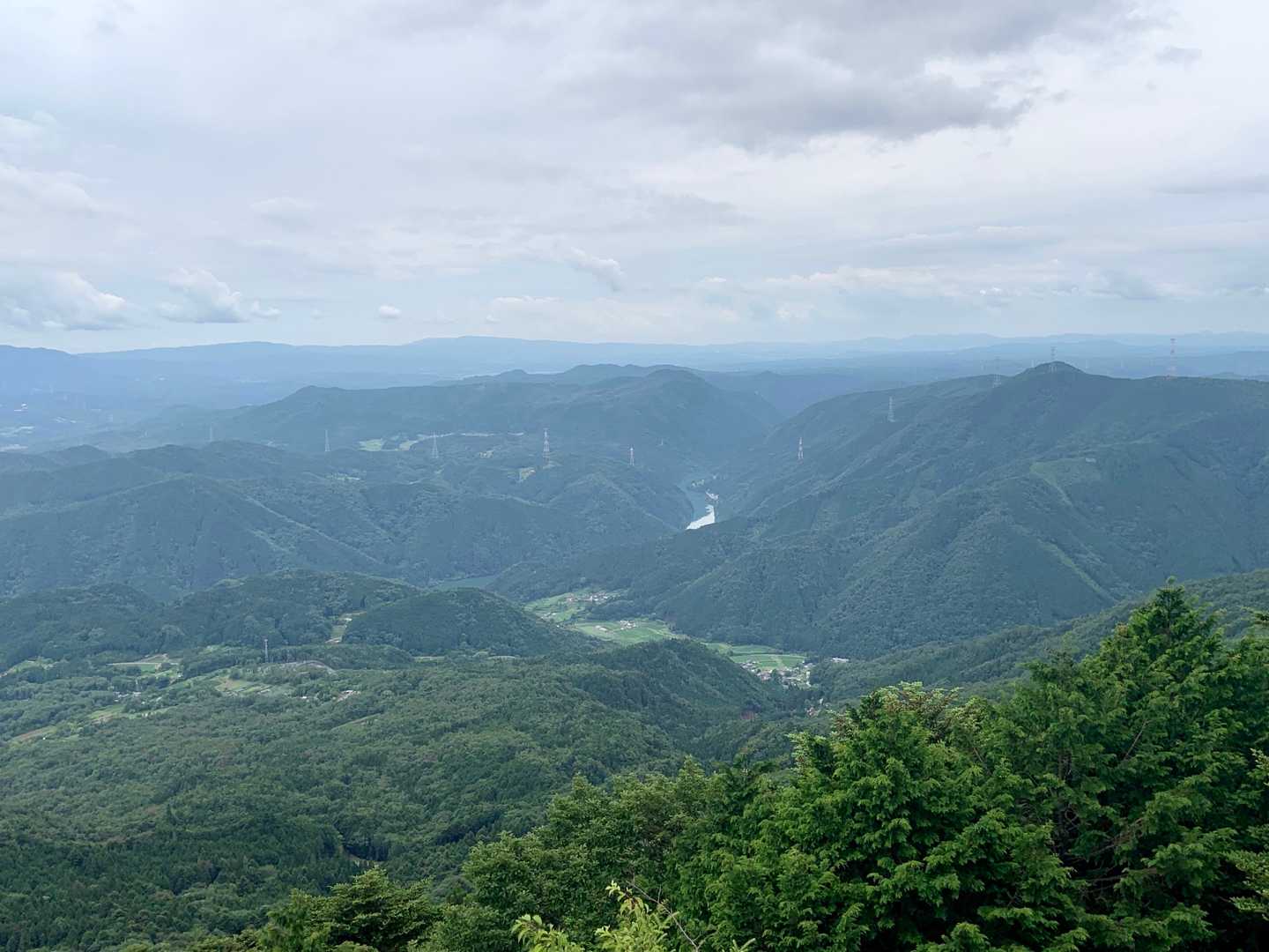 大岩展望台より👀