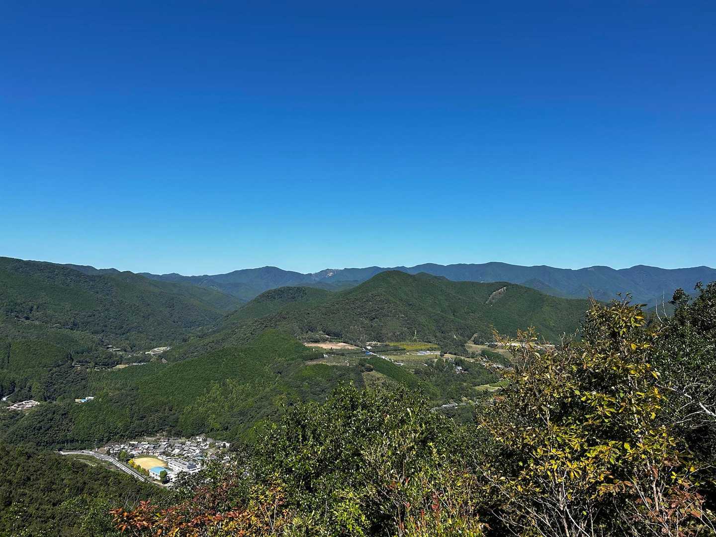 飯盛山展望台から。ほんとにのどかです☀️