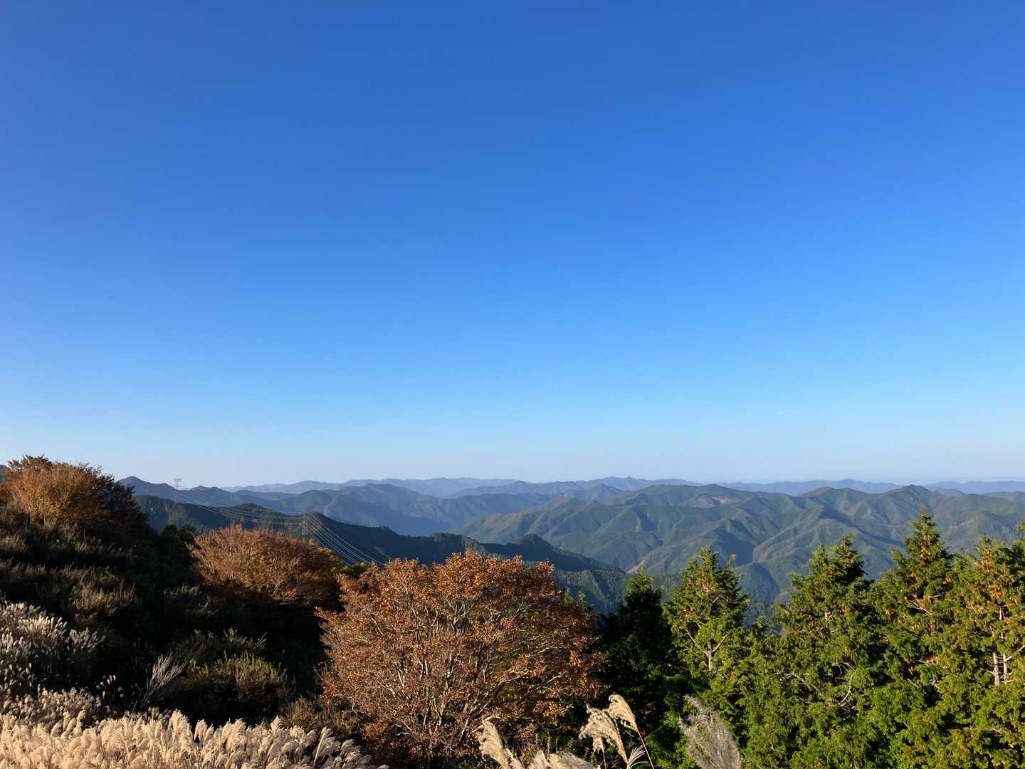 紀伊山地方面