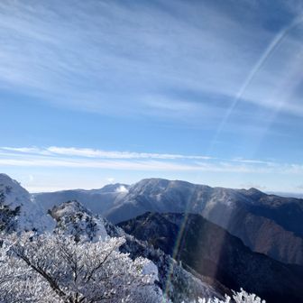 八経ヶ岳も霧氷祭りなんだろうな🤤