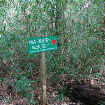 戻ります…滑落崖???寄って行きます！