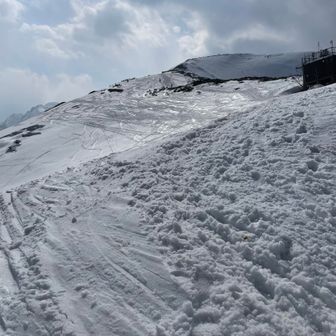 リフト乗り場到着‼️
只今14時過ぎ、山頂まで行けたかもと思ったけれど、歩けたこと、無事帰ってきたことに、大満足です💮  