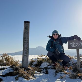あっという間に北の耳👂到着
後ろは蓼科山🏔️