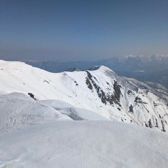 今回下山するルートを👀