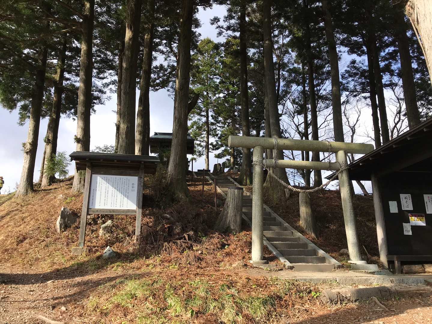 鹿狼山⛰山頂到着