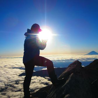 自称 登山家風