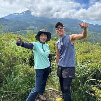 登山者の方に撮影して頂きました。
ありがとうございました🙇