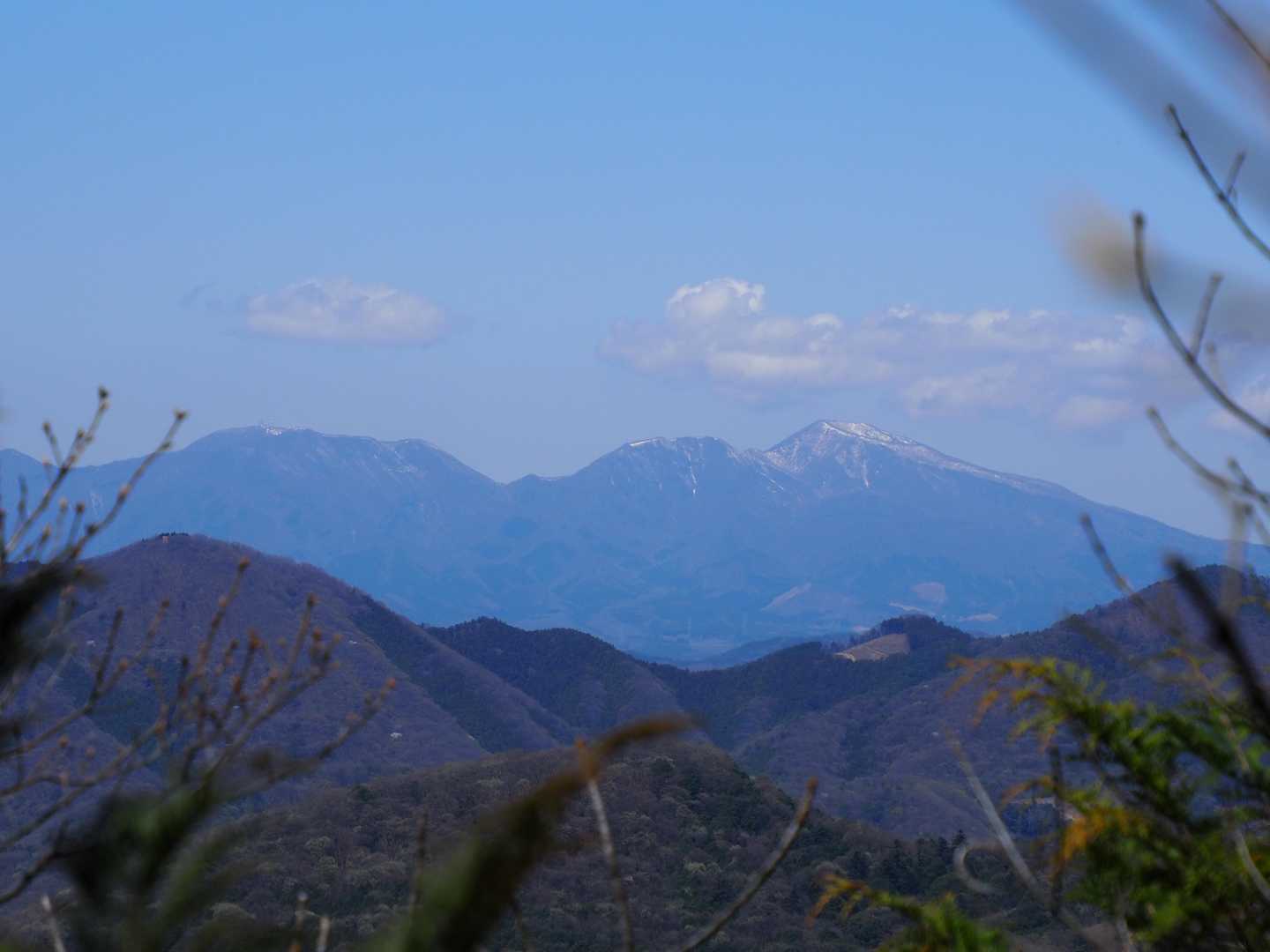 なんだあの山って思ったら赤城だった💦