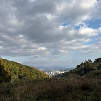 林道登山口からの眺望