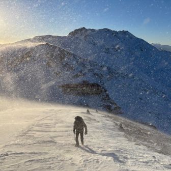 ココはマジでキツかった
かなりの爆風
ホントは剱御前小屋で撤退しようと思てた