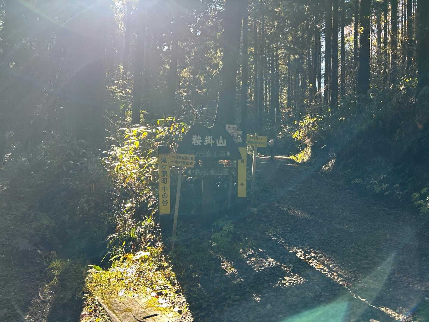 西ノ谷登山口-舟見平-鞍掛山-中ノ谷登山口 周回コースの写真