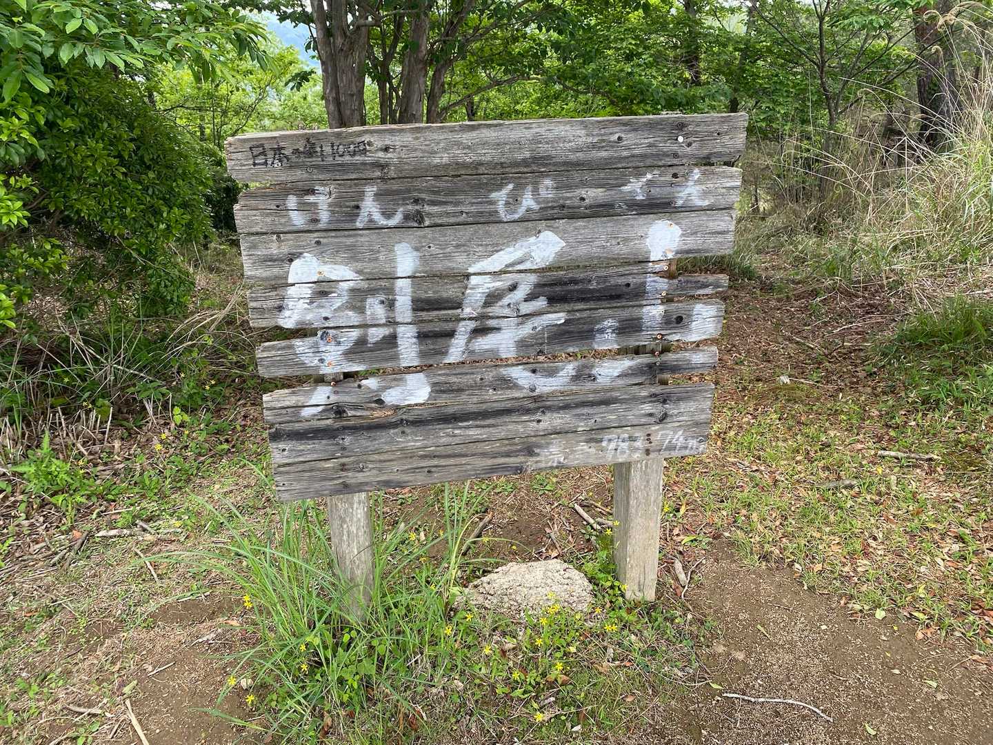 剣尾山登山口-剣尾山 往復コースの写真