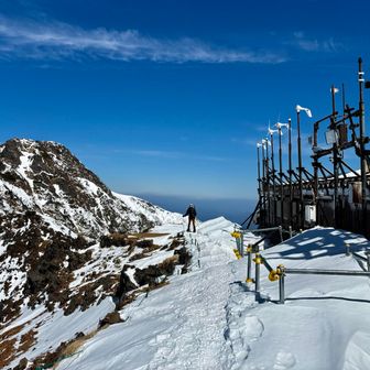 山荘を後にします。