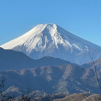 頂上に着くだいぶ前からこの絶景🗻
富士山の写真は実際に見える実物大で撮っています📸