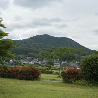 先ほど登った日和田山が見えます