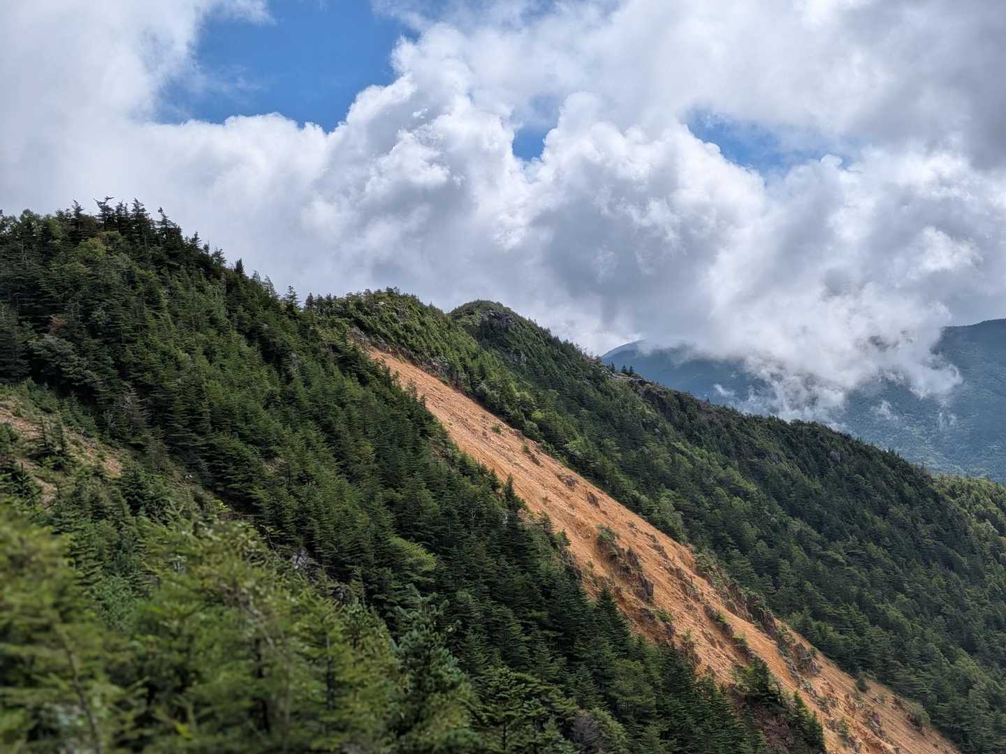 🌋この山並みいいね👍️