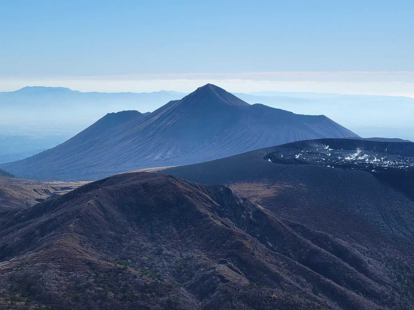 韓国岳登山口-韓国岳-獅子戸岳 往復コースの写真