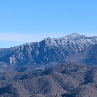 瑞牆山がカッコよすぎ
スマホの望遠能力弱すぎ💦