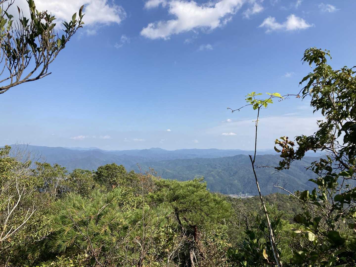 下山中