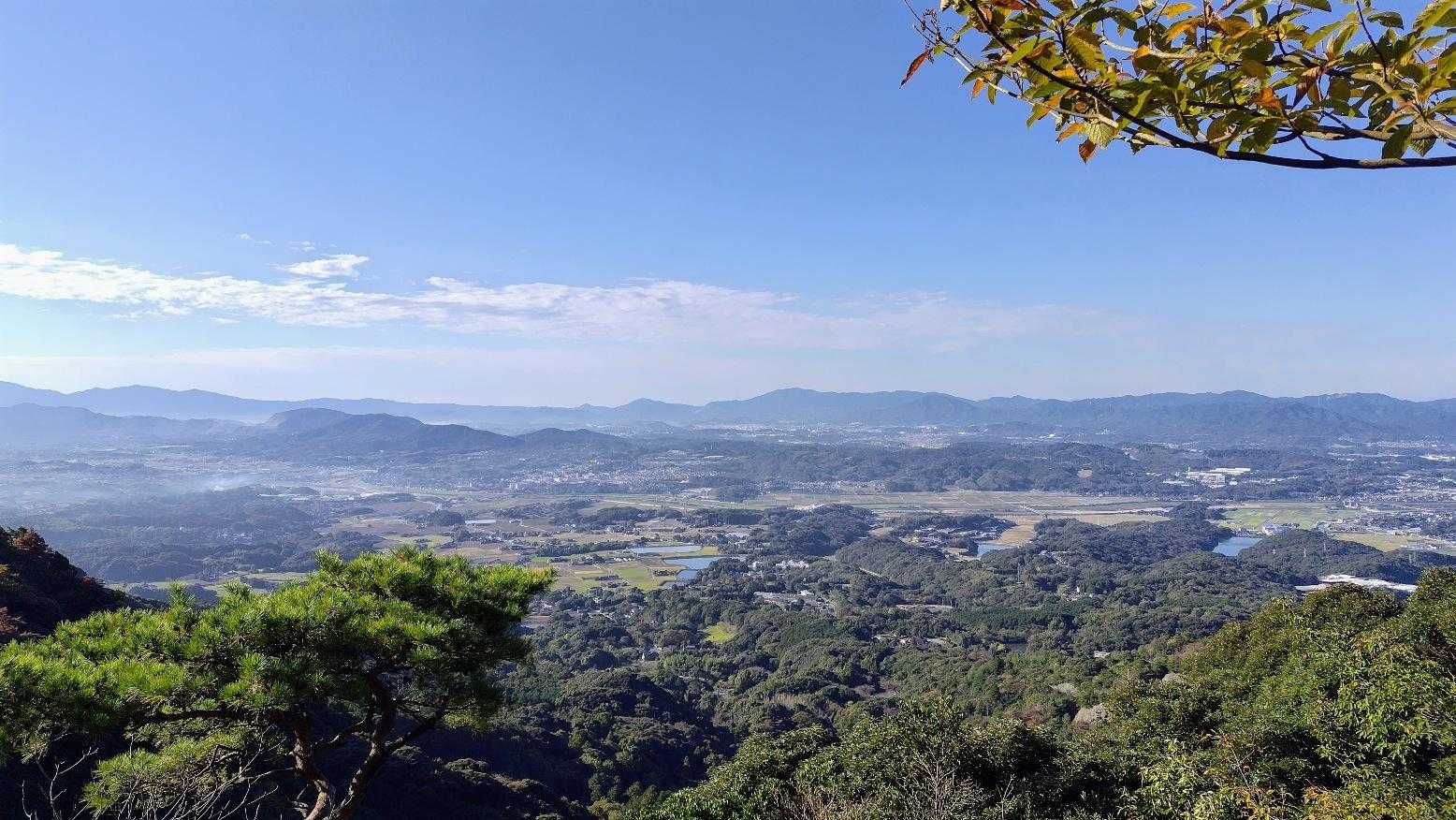 登山道からの景色
