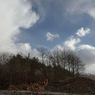 青空とか見えてるのに不思議な景色
…冷え冷えレモンにならないうちに、さっさと飲みきろう
