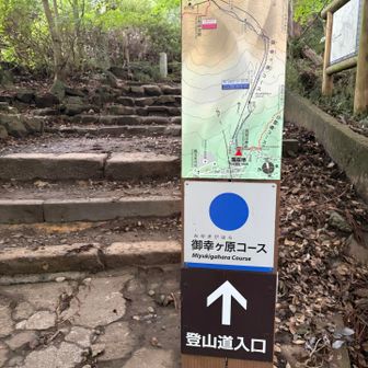 ケーブルカーは営業前🚃
静かな山歩きスタート▶️