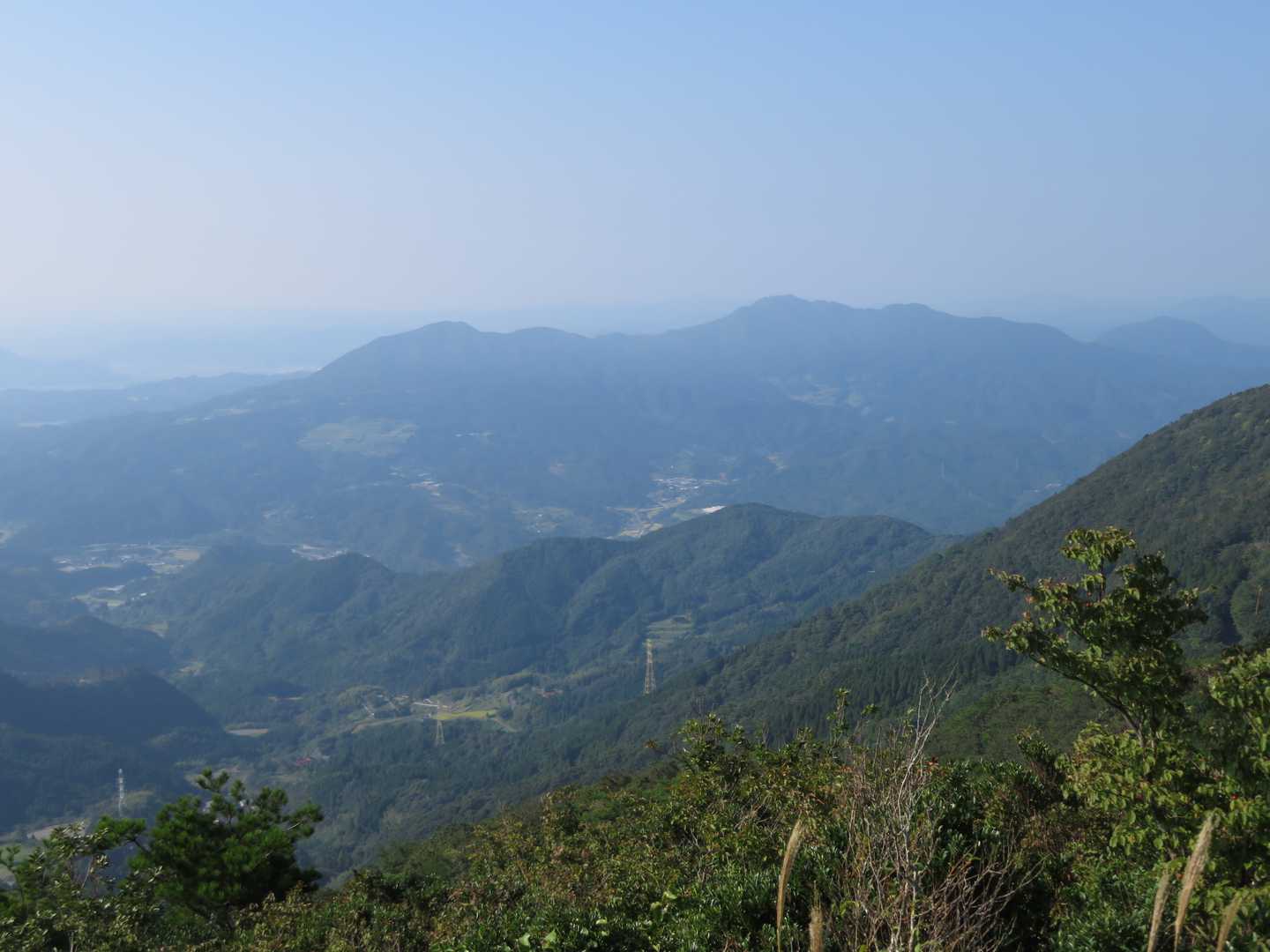 八幡岳方面
