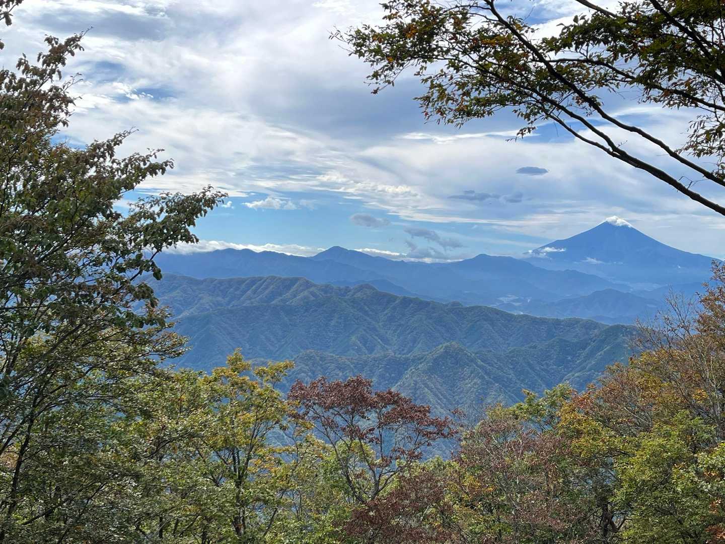 大沢山からの富士山🗻